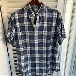 J. Crew Madras S/S Shirt Size L